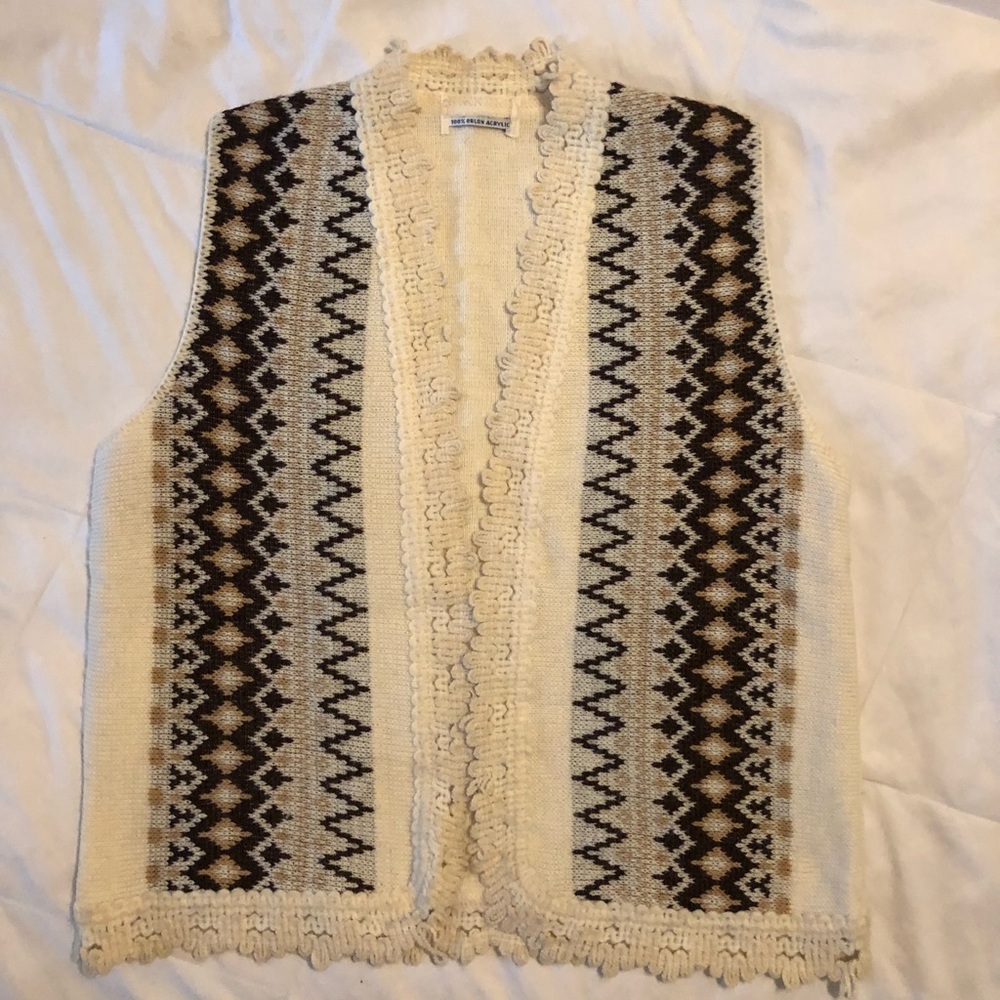1970s bohemian vest